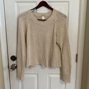 Stitch Fix Cotton Emporium Beige Long Sleeve Sweater
